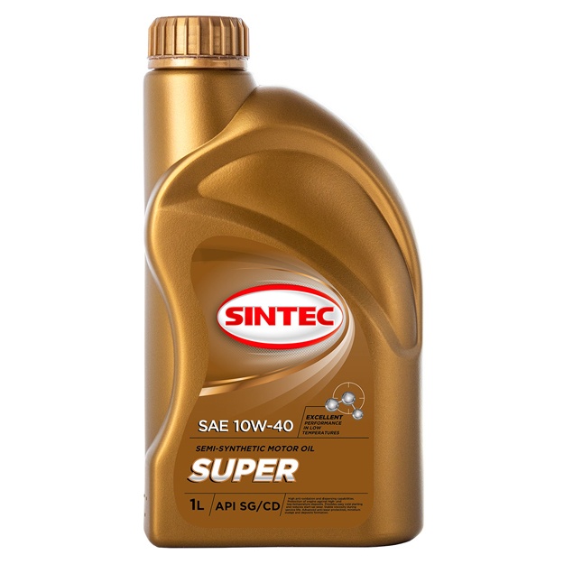 Полусинтетическое масло Sintec Super 10W-40 3 л