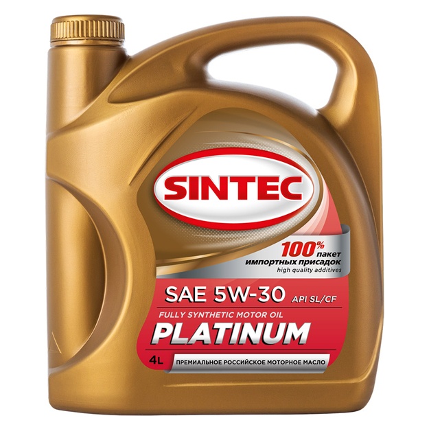 Sintetik moy Sintec Platinum SAE 5W-30 API SN/CF  4l