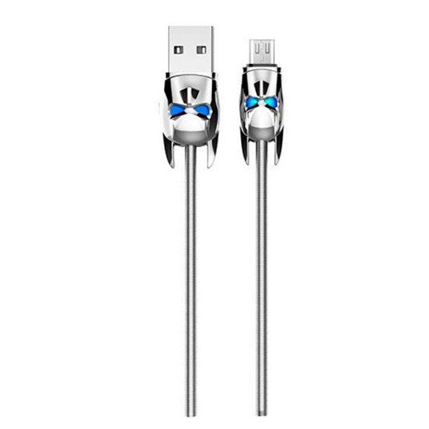 Hoco U30 Shadow knight Micro-USB zaryadlovchi kabeli Kumush rang