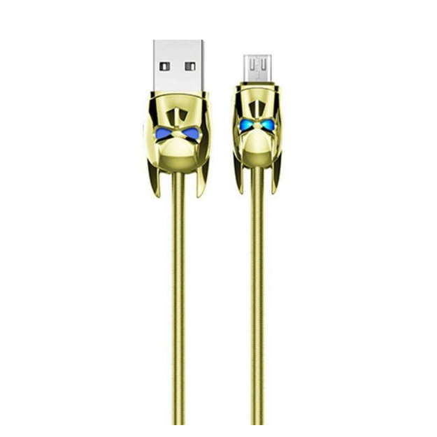 Hoco U30 Shadow knight Micro-USB zaryadlovchi kabeli Oltin rang