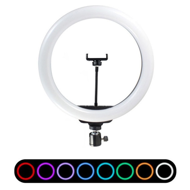 Кольцевая лампа RGB LED MJ26 без штатива (26см)
