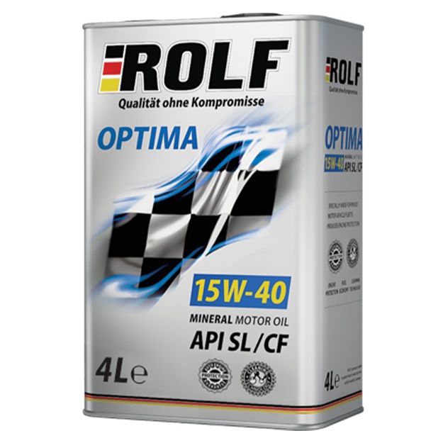 Масло дизельное ROLF Optima  SAE 15W-40 API CI-4/SL   4л