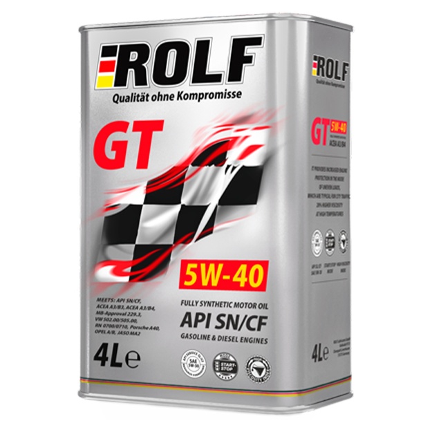 Sintetik moy ROLF GT SAE API SN/CF 5W-40 1 l