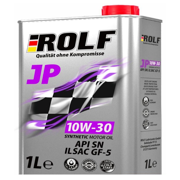 Масло синтетическое ROLF JP SAE GF 5/API SN 10W-30  4л