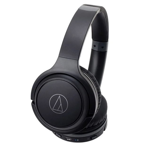Simsiz quloqchinlar Audio-Technica ATH-S200BT Qora