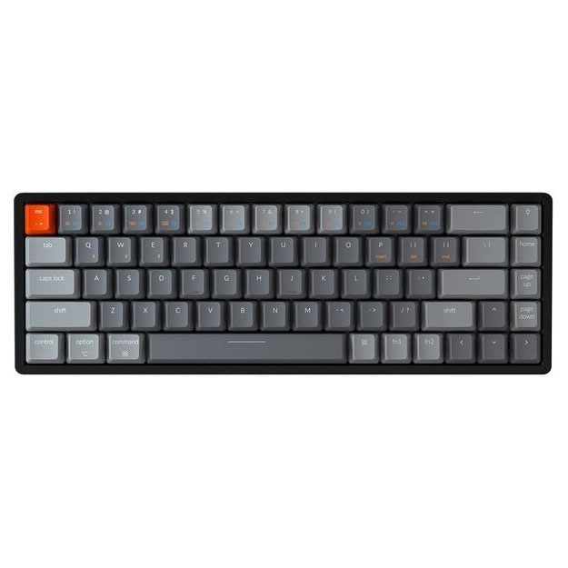 Klaviatura Keychron K6 68keys, Aluminum Frame Hot-Swap RGB Red (K6W1_KEYCHRON)