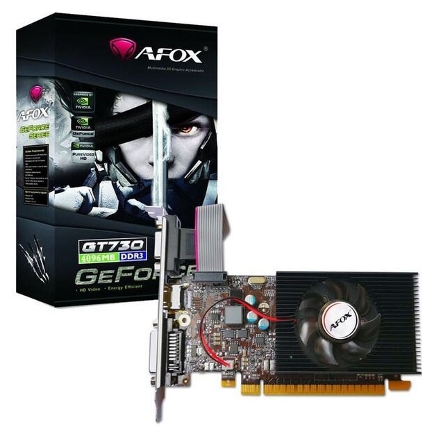 Видеокарта Afox GeForce GT730 4GB DDR3 (AF730-4096D3L8)