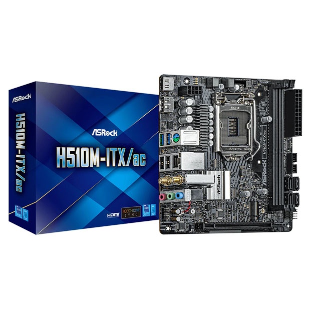 Kompyuter platasi Asrock H510M-ITX/AC