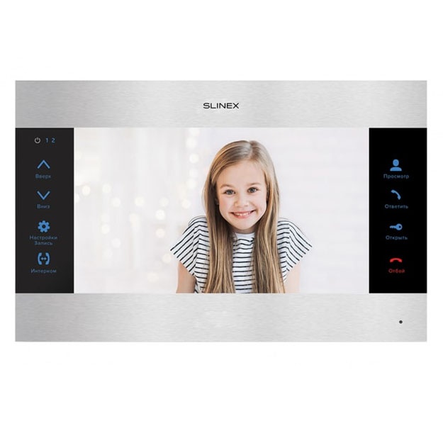 Videodomofon Slinex SL-10M Kumush + qora (SL-10M_s+b)