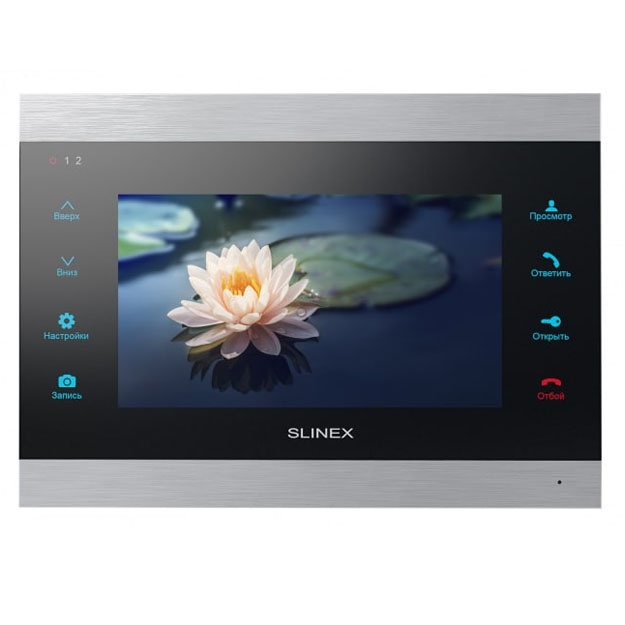 Videodomofon Slinex SL‑07IP Kumush + qora