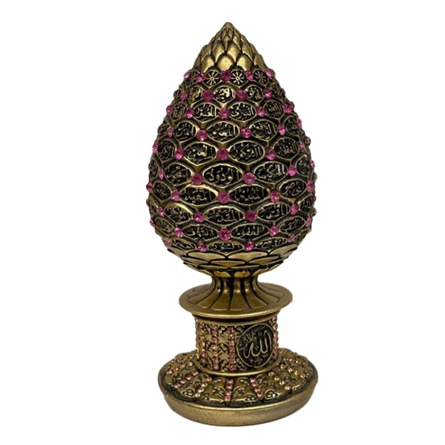 Allohning 99 ta ismi yozilgan suvenir 001 Pushti rang