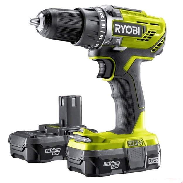 Аккумуляторная дрель-шуруповерт Ryobi R18DD3-213S