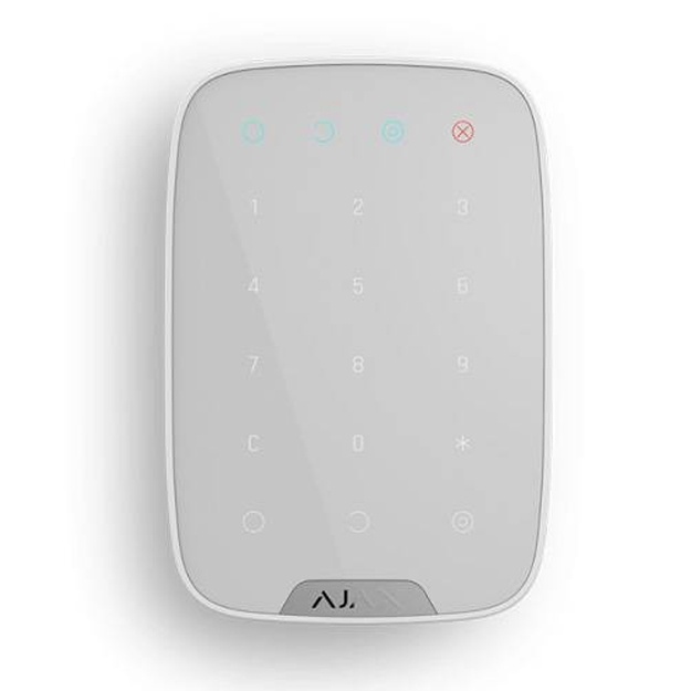 Беспроводная клавиатура с сенсорными кнопками Ajax KeyPad (8706.12.WH1)