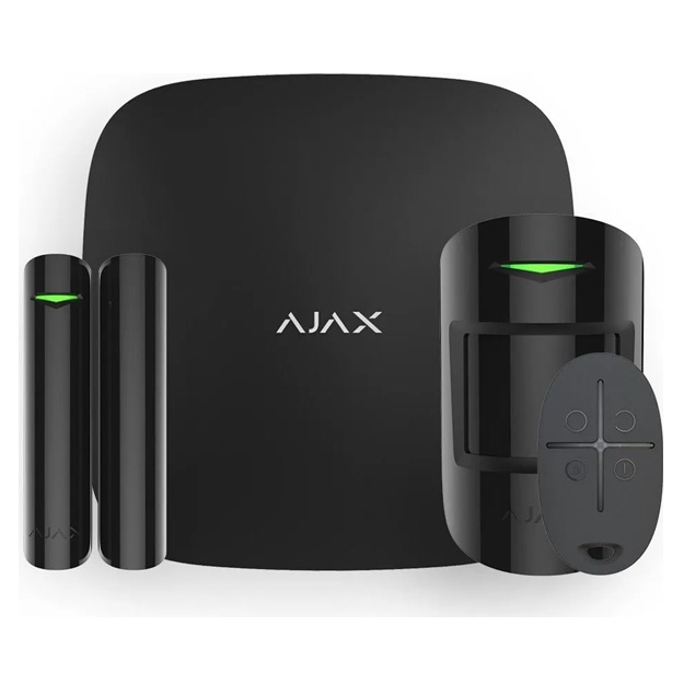 Xavfsizlik signalizatsiya to‘plami Ajax StarterKit Qora (20287.56.BL1)