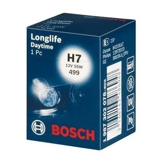 Автолампа Bosch Longlife Day H7 12V 55W 1987302078
