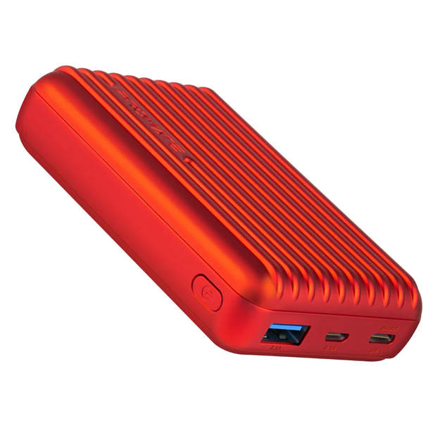 Tashqi akkumulyator Promate Titan 10C 10000mAh Qizil