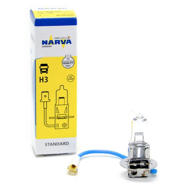 Avtomobil chiroqchasi Narva H3 24V 70W PK22s 0487003000