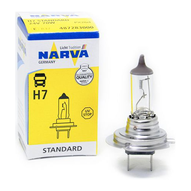 Avtomobil chiroqchasi Narva H7 24V 70W PX26d 0487283000