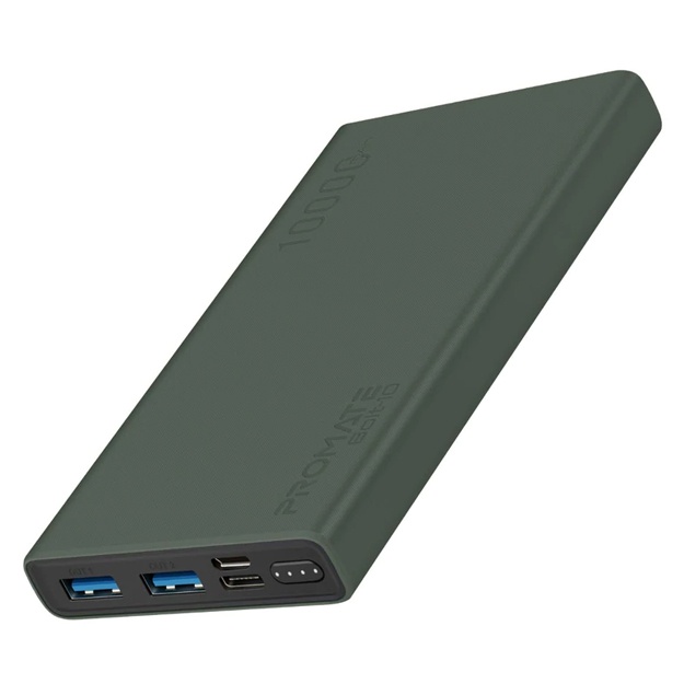 Tashqi akkumulyator Promate Bolt 10 10000mAh Yashil rang