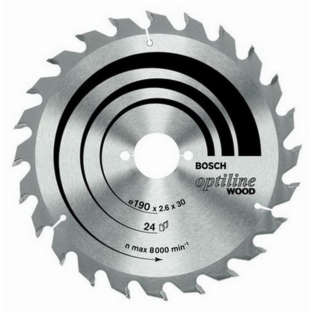 Arra pichog‘i Bosch Optiline Wood 190x30 mm