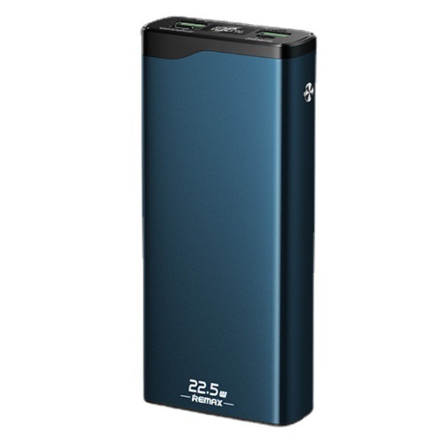 Tashqi akkumulyator Remax RPP 256 30000 mah Ko‘k rang