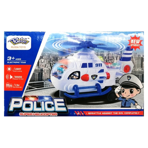 Police Super Helicopter Toy Game 777-27