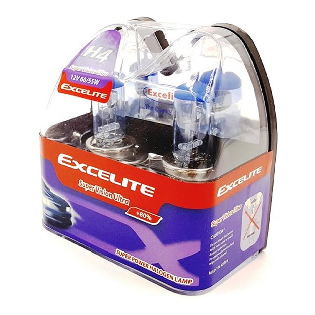 Автолампа Excelite H4 12V 60/55W P43t Super Vision Ultra 10506TC