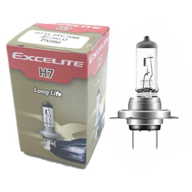 Avtomobil chiroqchasi Excelite H7 24V 70W PX26d Long Life 10803