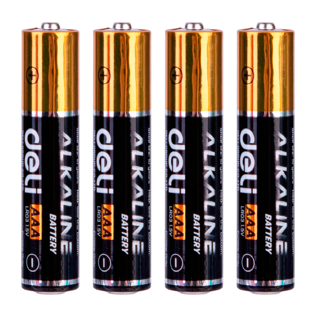Батарейки AАА LR03 1.5V 4шт 18507 Deli   345