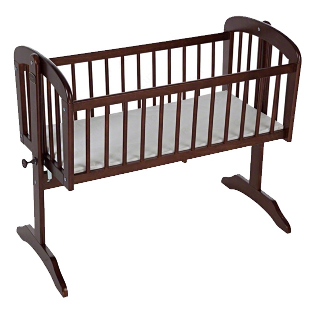 Beshik Juniors Wooden Cradle with Mattress
