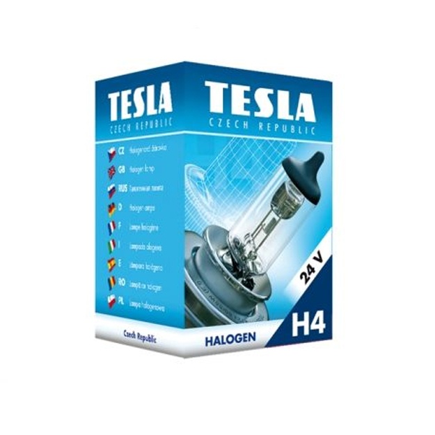 Автолампа Tesla H4 24V 75/70W P43t B10402