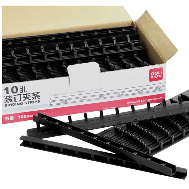 Bog‘lovchi buloq shinasi 3mm qora 100 ta Deli (3824-bk)