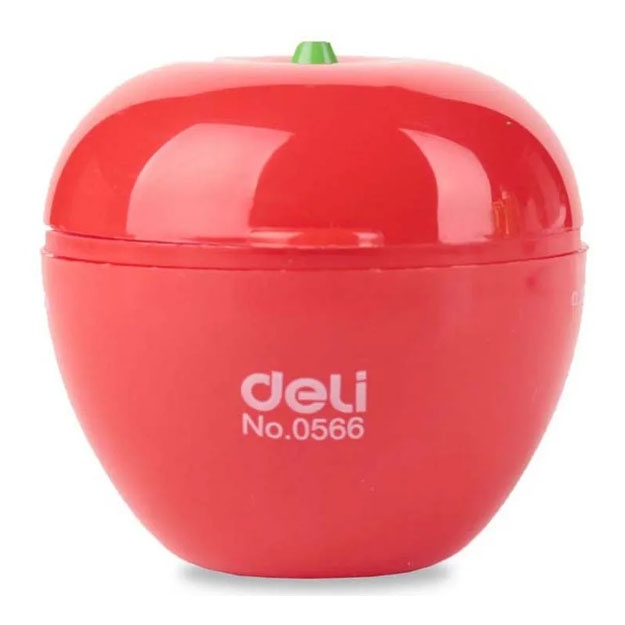 Точилка для карандашей Deli (0566) Красный