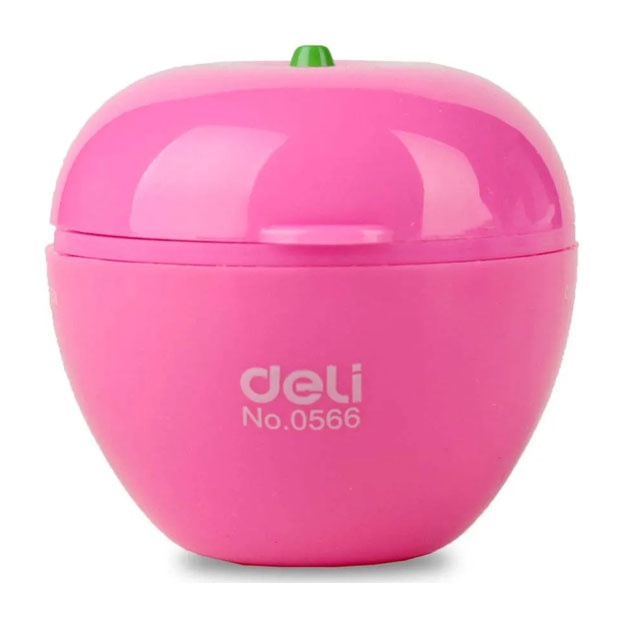 Точилка для карандашей Deli (0566) Розовый