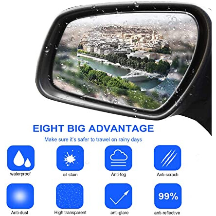 Avtomobil yon oynasi uchun suv o‘tkazmaydigan plyonka