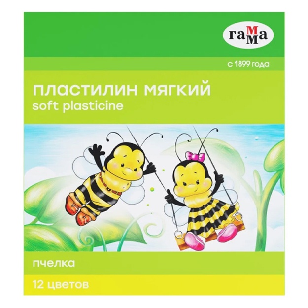 Plastilin Gamma Pchelka, 12 rang