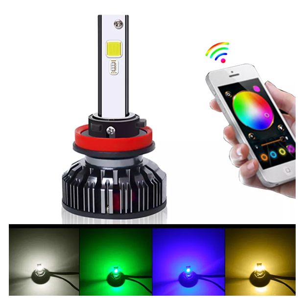 Har-xil rangli RGB led avtolampalari 9012