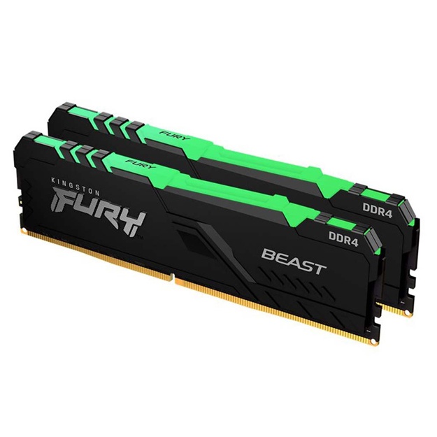 Operativ xotira Kingston DIMM 16GB 3200Mhz DDR4 RGB (KF432C16BBAK2/16)
