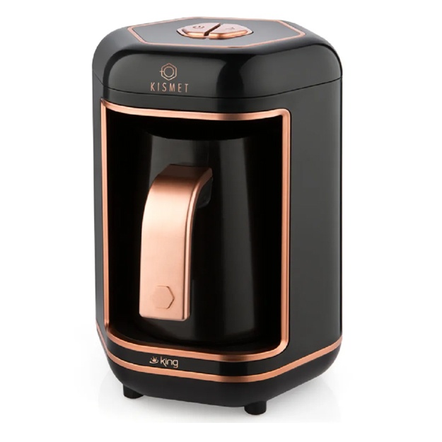 King K 605 Kismet avtomatik turk qahva mashinasi Qora