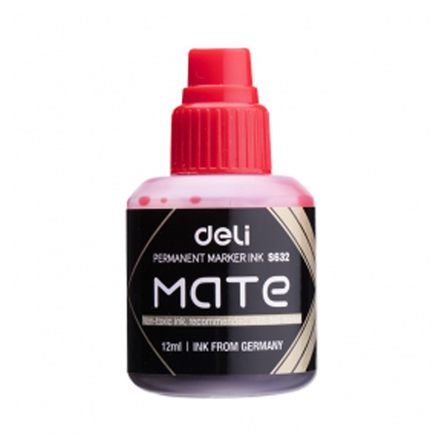 Permanent markerlar uchun siyoh102-103 Deli (ES632) Qizil