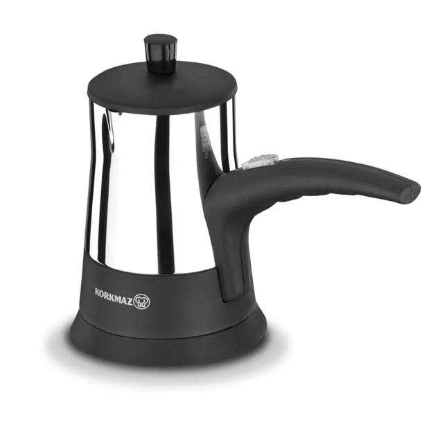 Кофеварка Korkmaz A362, цвет Inox Black.