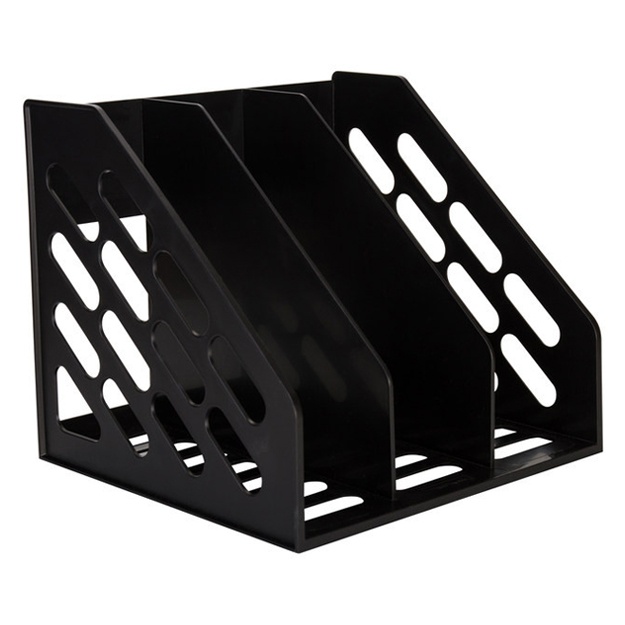 Tovoqlar vertikal Deli 9830 3 dona qora