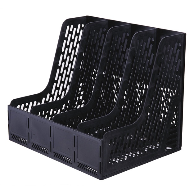 Tovoqlar vertikal Deli 9846 4 dona qora