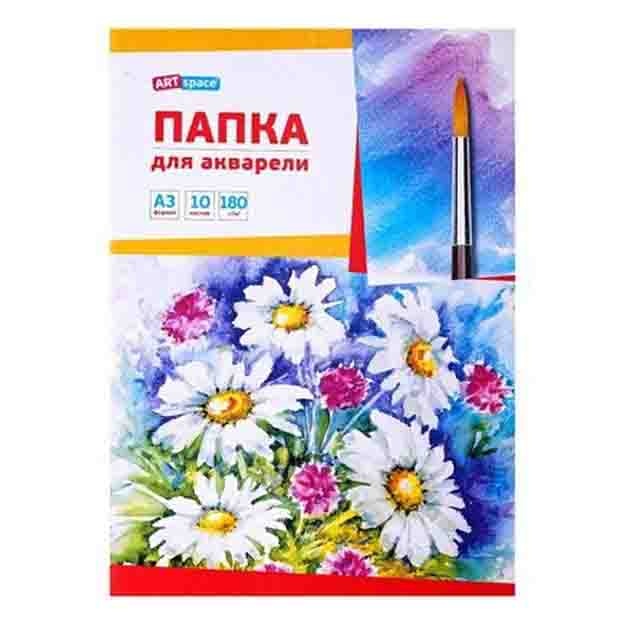 Akvarel uchun papka 10 l. A3 ArtSpase «Romashka» (Pa10A3_019)