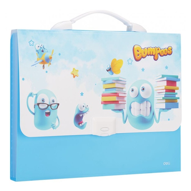 Papka-portfolio A4 7 bo‘limli Bumpess Deli (60102-EZ)