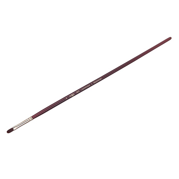 Badiiy tekis oval cho‘tka Gamma "Vernisaj" №4 (401004)