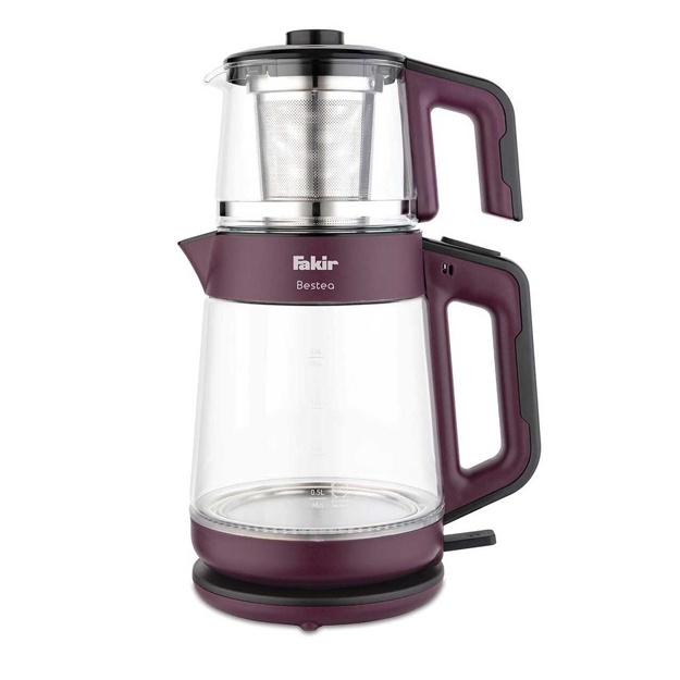 Fakir Violet Black Bestea Стеклянный чайник 1900 Вт