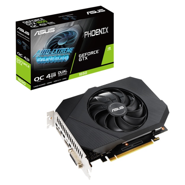 Videokarta Asus Phoenix GeForce GTX1650 OC 4GB GDDR5 (90YV0CV0-M0NA00)