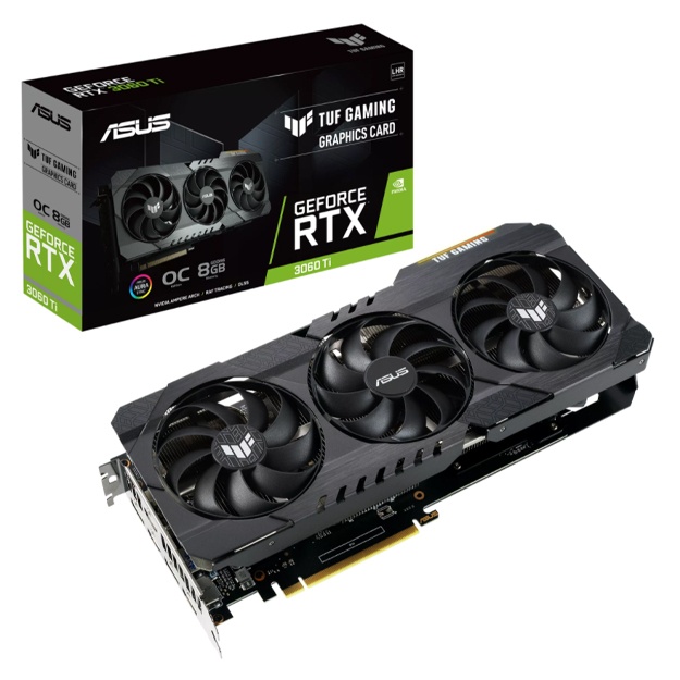 Videokarta Asus Tuf Gaming GeForce RTX3060TI OC 8GB V2 GDDR6 (90YV0G1A-M0NA00)