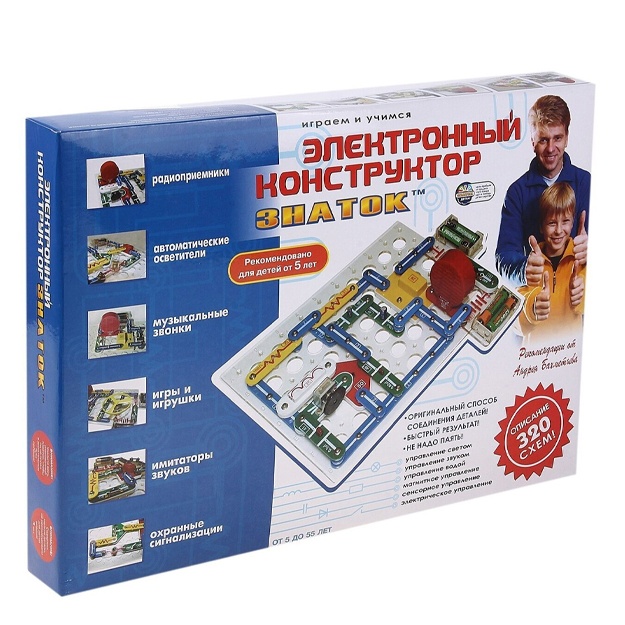 Электронный конструктор Знаток - 320 схем (70098)
